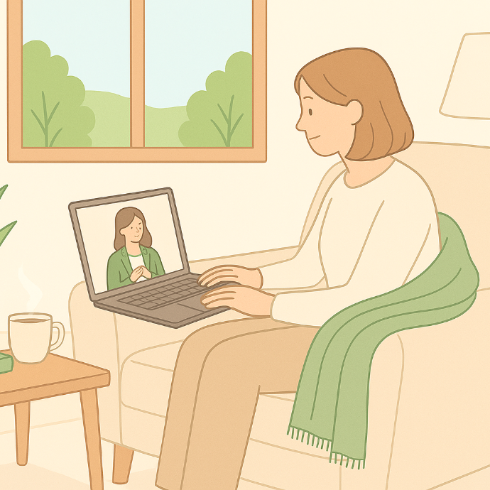 Entretien psychologique en vidéo consultation